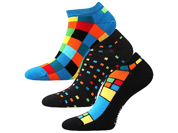 Společenské ponožky 3 kusy v balení Lonka Weep mix A
