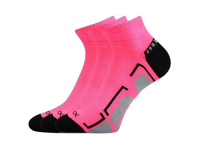 Dětské ponožky 3 kusy v balení VoXX Flashik růžové
