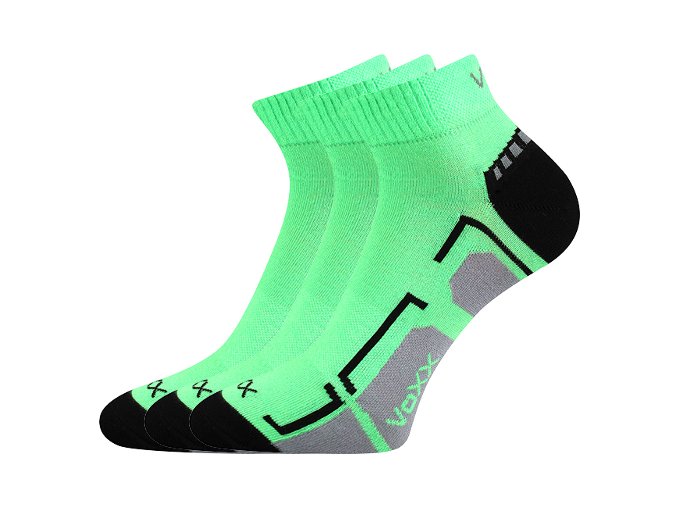 Dětské ponožky 3 kusy v balení VoXX Flashik zelené