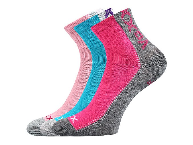 Dětské ponožky 3 kusy v balení VoXX Revoltik dívka mix B