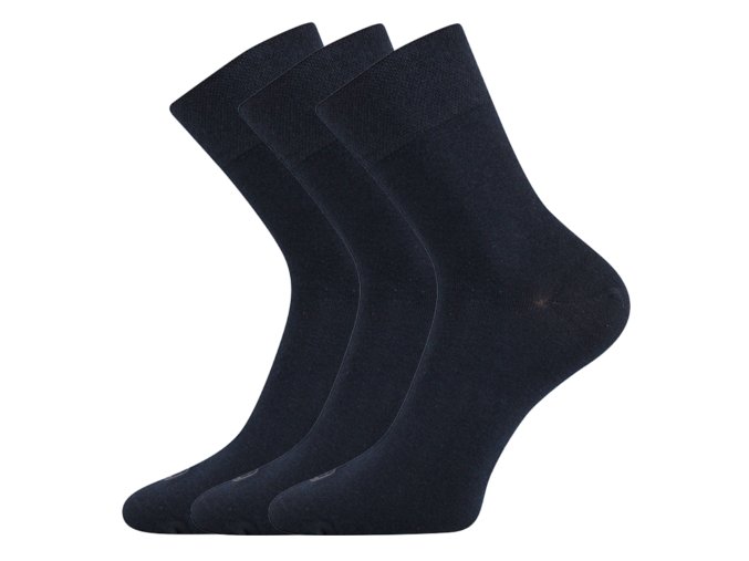 Zdravotní ponožky 3 kusy v balení Lonka Emi tmavě modrá