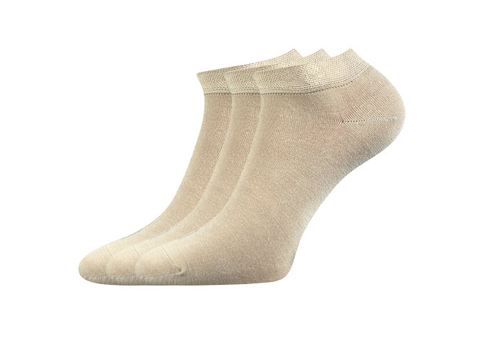 Zdravotní ponožky 3 kusy v balení Lonka Esi béžová