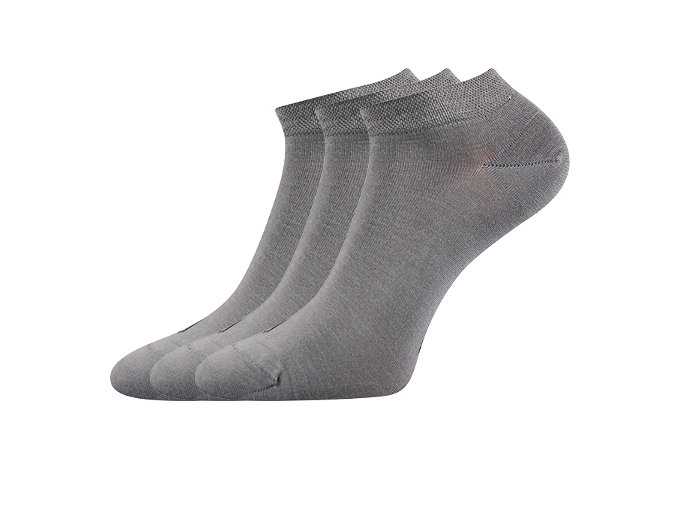 Zdravotní ponožky 3 kusy v balení Lonka Esi světle šedá