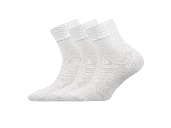 Dětské ponožky 3 kusy v balení Boma Emko Bílá