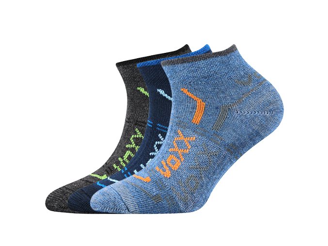 Dětské ponožky 3 kusy v balení VoXX Rexík 01 mix A