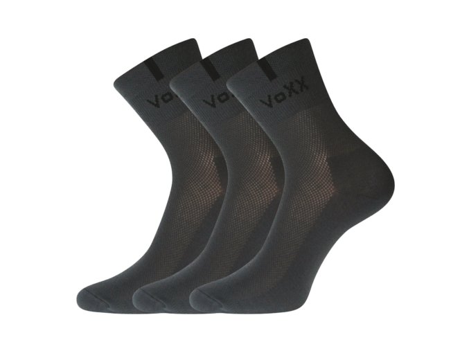 Ponožky VoXX 3 kusy v balení Fredy tmavě šedá