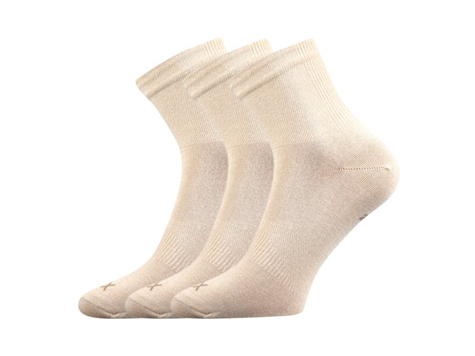 Sportovní Ponožky 3 kusy v balení VoXX Regular Béžová