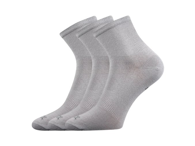 Sportovní Ponožky 3 kusy v balení VoXX Regular Světle Šedá