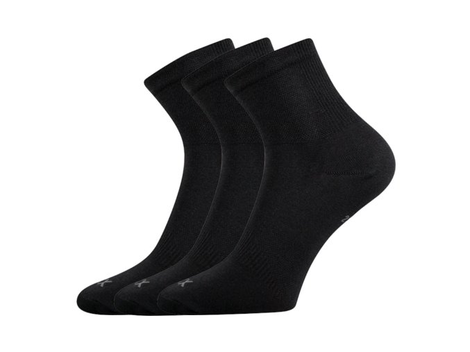 Sportovní Ponožky 3 kusy v balení VoXX Regular Černá