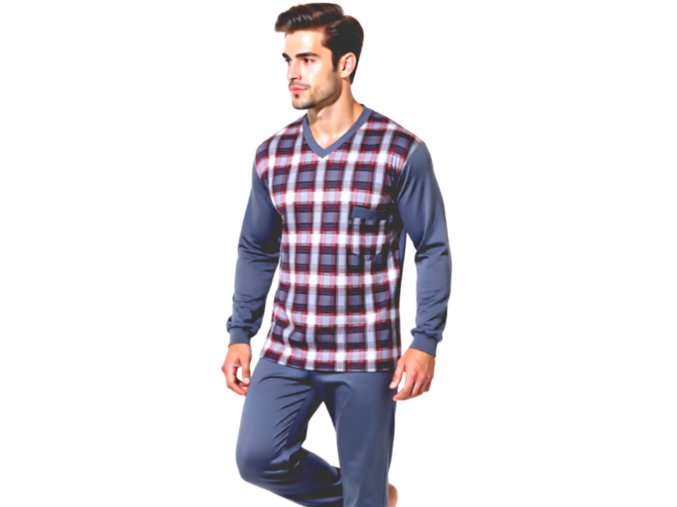 Pánské Pyžamo Dlouhé FOLTÝN model PD 218