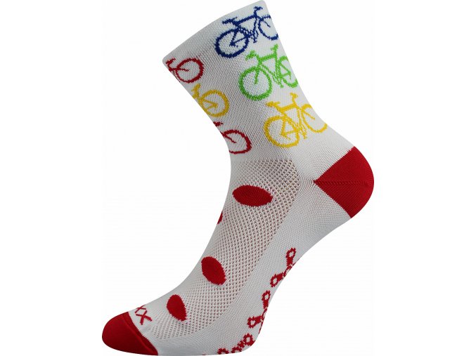 Cyklistické Ponožky VoXX Ralf X Bike Bílá