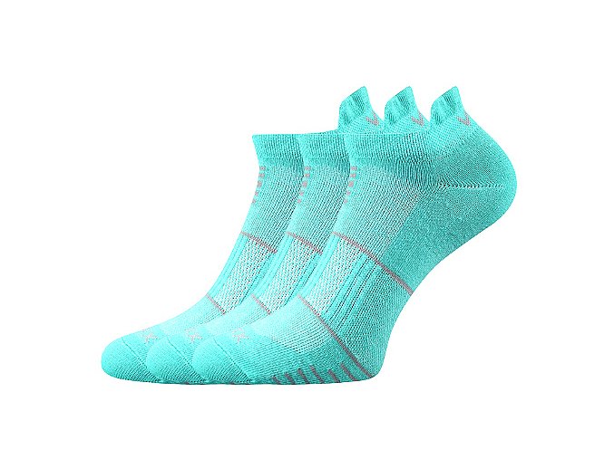 Ponožky VoXX 3 kusy v balení Avenar tyrkysová
