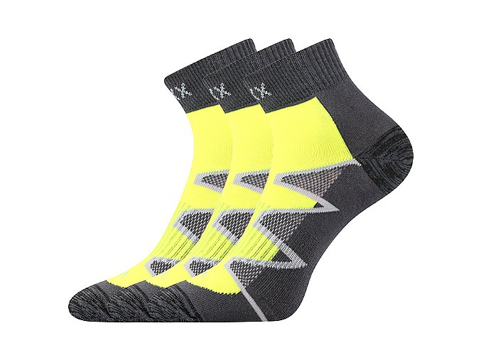 Ponožky VoXX 3 kusy v balení Monsa žlutá