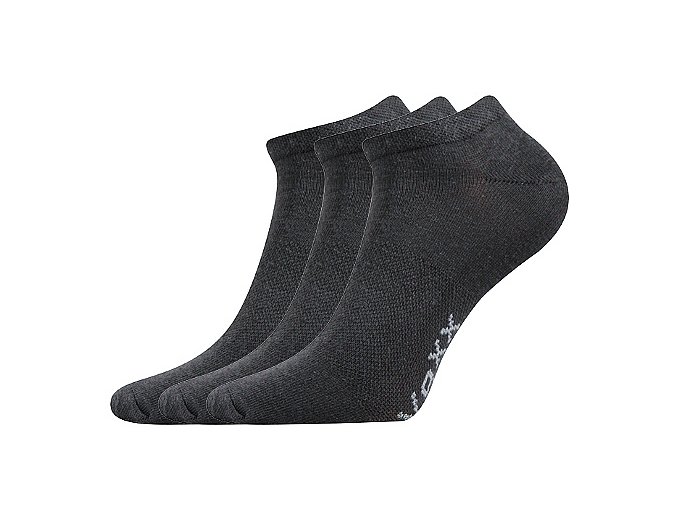 Sportovní Ponožky VoXX 3 kusy v balení Rex tmavě šedá