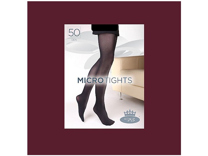 Punčochové kalhoty Boma Micro Tights 50 den Beet Red