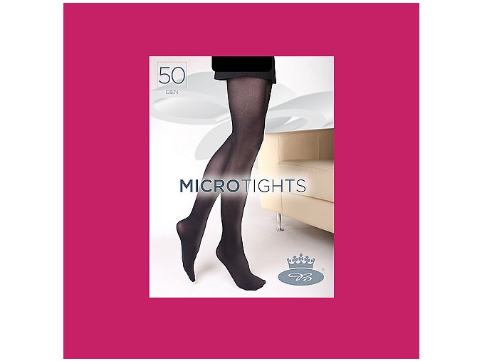 Punčochové kalhoty Boma Micro Tights 50 den pink peacock