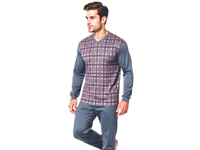 Pánské Pyžamo Dlouhé FOLTÝN model PD 292