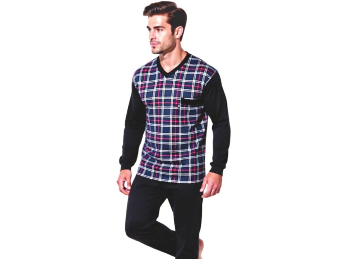 Pánské Pyžamo Dlouhé FOLTÝN model PD 297