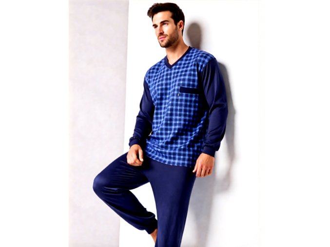 Pánské Pyžamo Dlouhé FOLTÝN model PD 312