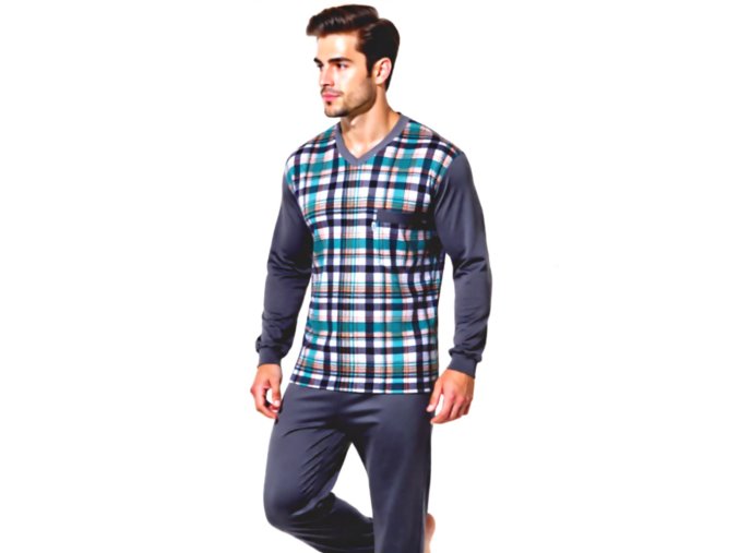 Pánské Pyžamo Dlouhé FOLTÝN model PD 342