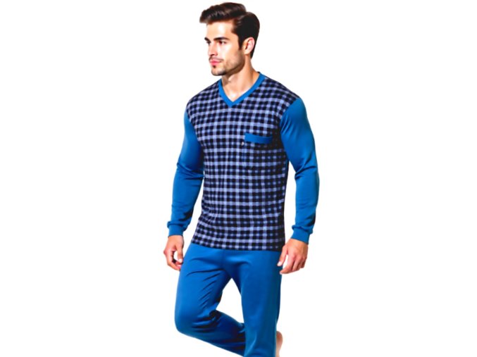 Pánské Pyžamo Dlouhé FOLTÝN model PD 347