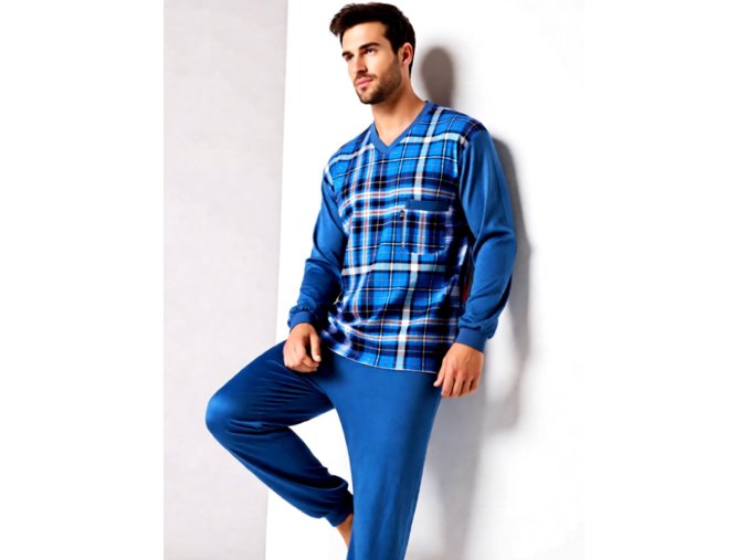 Pánské Pyžamo Dlouhé FOLTÝN model PD 355