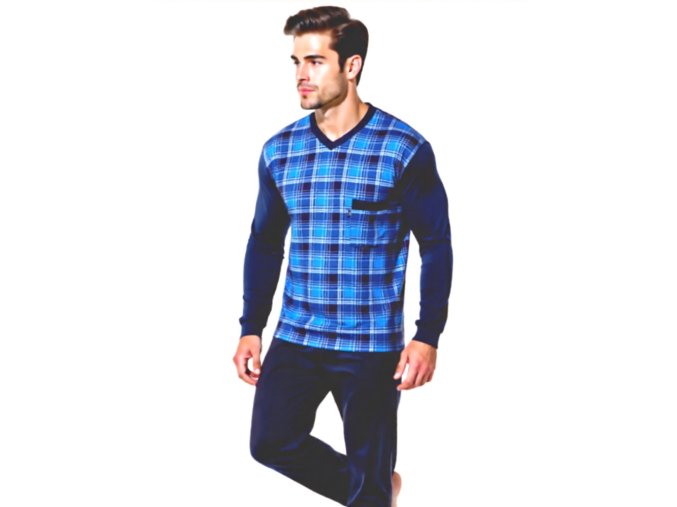 Pánské Pyžamo Dlouhé FOLTÝN model PD 357