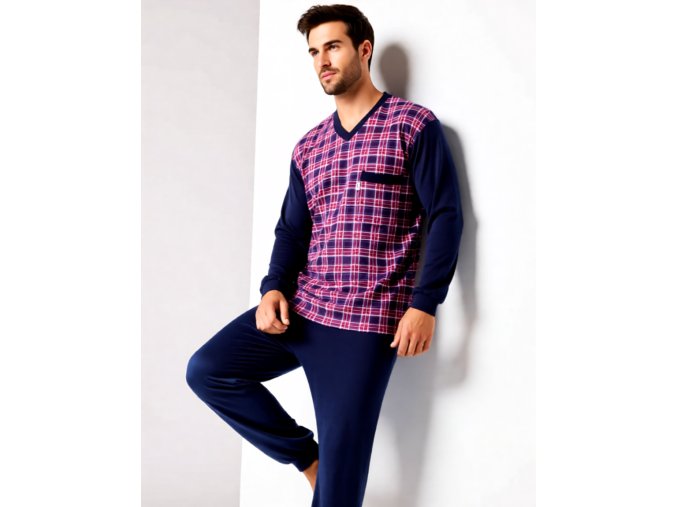 Pánské Pyžamo Dlouhé FOLTÝN model PD 358