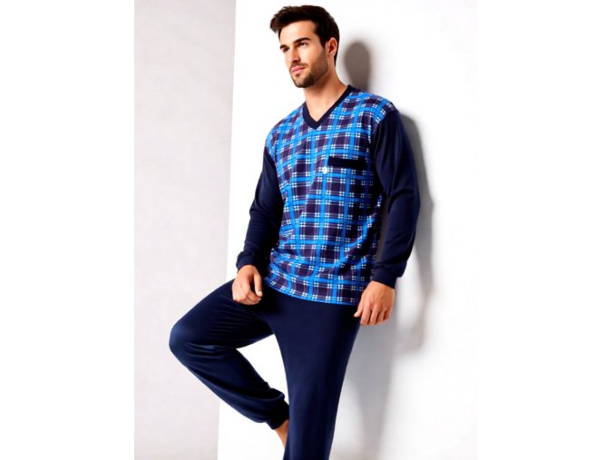 Pánské Pyžamo Dlouhé FOLTÝN model PD 359