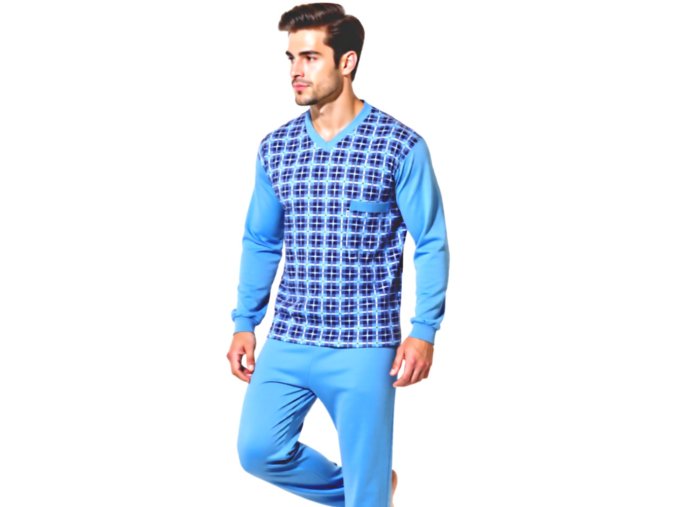 Pánské Pyžamo Dlouhé FOLTÝN model PD 365