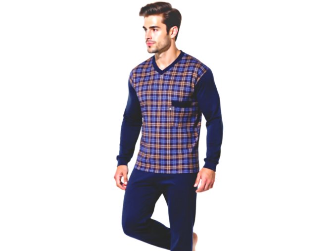 Pánské Pyžamo Dlouhé FOLTÝN model PD 367