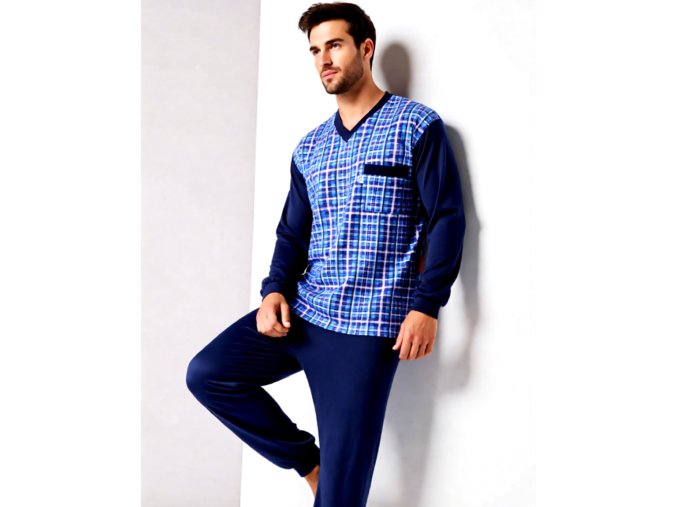 Pánské Pyžamo Dlouhé FOLTÝN model PD 368