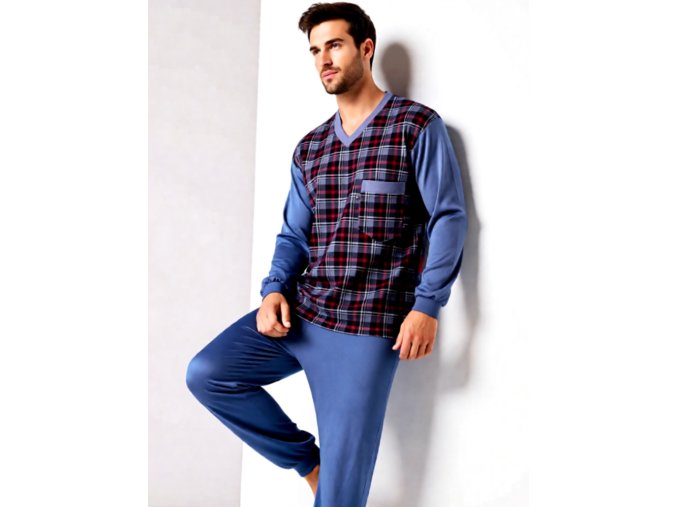 Pánské Pyžamo Dlouhé FOLTÝN model PD 371