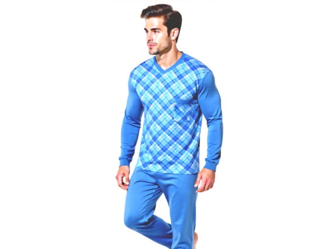 Pánské Pyžamo Dlouhé FOLTÝN model PD 375