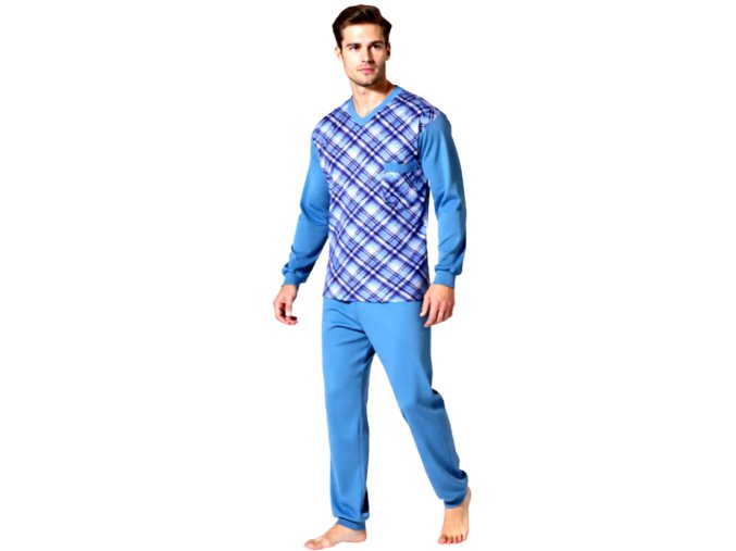 Pánské Pyžamo Dlouhé FOLTÝN PD 376