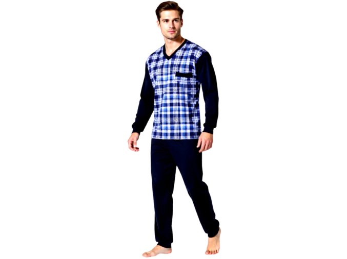 Pánské Pyžamo Dlouhé FOLTÝN PD 377