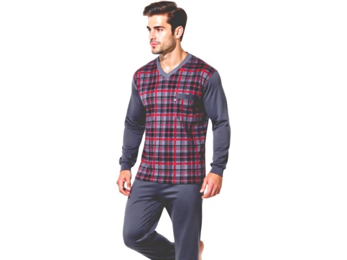 Pánské Pyžamo Dlouhé FOLTÝN model PD 380