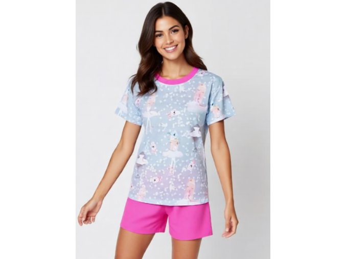 Dámské Pyžamo Krátké DPK86