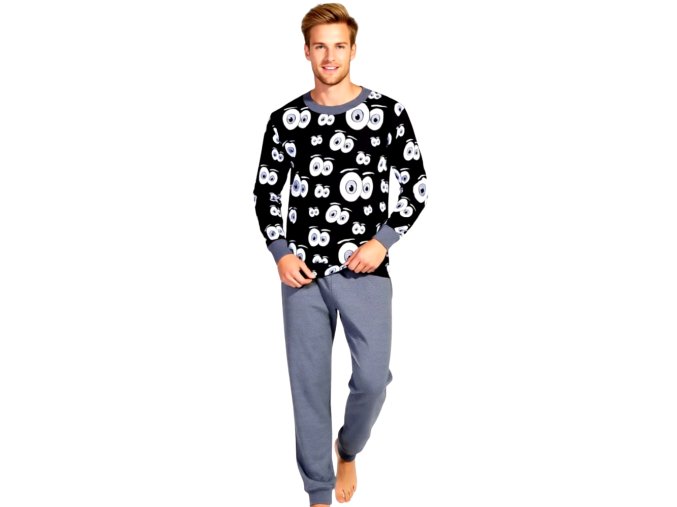 Pánské Pyžamo Dlouhé FOLTÝN PD 383