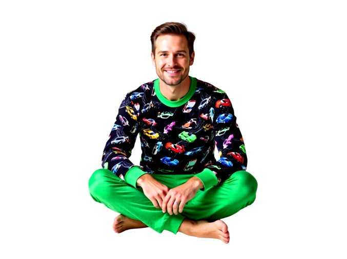 Pánské Pyžamo Dlouhé FOLTÝN PD 384