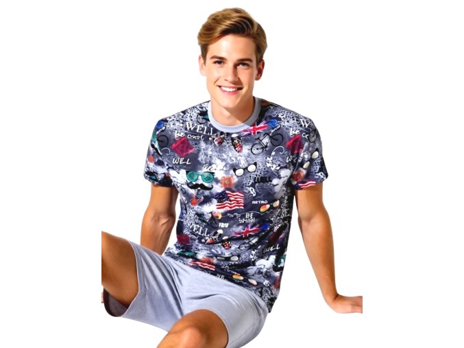 Pánské Pyžamo Krátké FOLTÝN PK 543