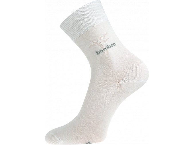 Bambusové ponožky Boma Kristián bílá