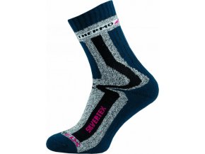 Sportovní Ponožky NOVIA Silvertex Thermo 02 tamvě modré