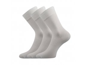 Společenské ponožky 3 kusy v balení Lonka Dypak bílá