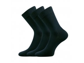 Společenské ponožky 3 kusy v balení Lonka Dypak tmavě modrá