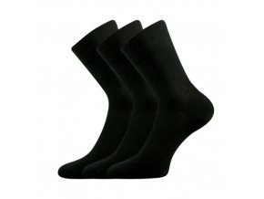 Společenské ponožky 3 kusy v balení Lonka Dypak černá