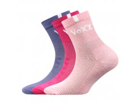 Dětské ponožky 3 kusy v balení VoXX Fredík dívčí mix Ab