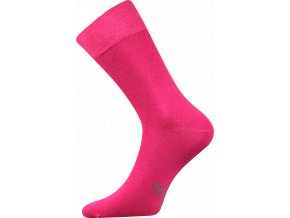 Společenské Ponožky Lonka Decolor tmavě růžová