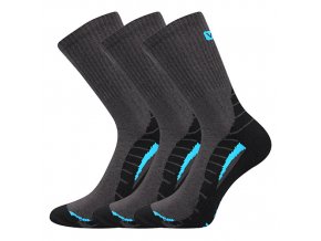 Sportovní Ponožky VoXX Trim tmavě šedá 3 kusy v balení