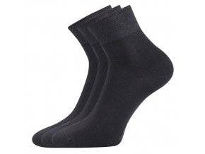 Zdravotní ponožky 3 kusy v balení Lonka Emi tmavě šedá